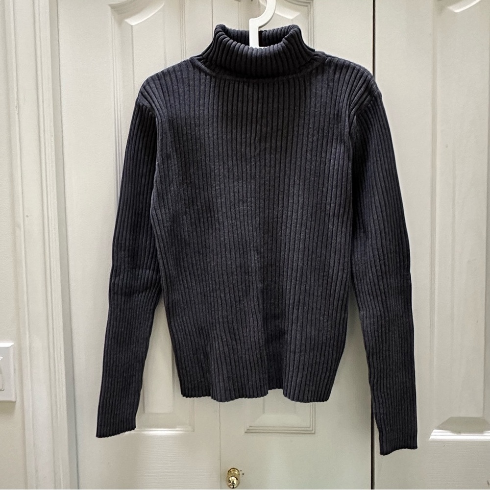 Private Member Ribbed Turtleneck Sweater